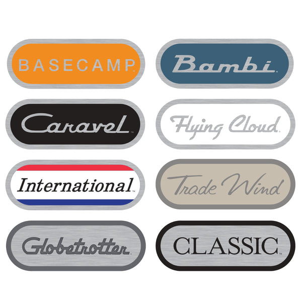 Airstream Travel Trailer Badge Stickers