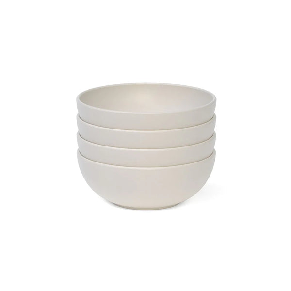 Bamboo Round Cereal Bowl Set of 4 by Ekobo