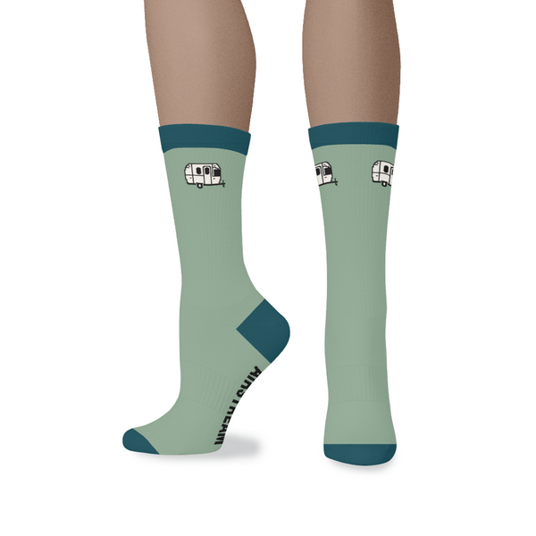 Airstream Travel Trailer Athletic Socks