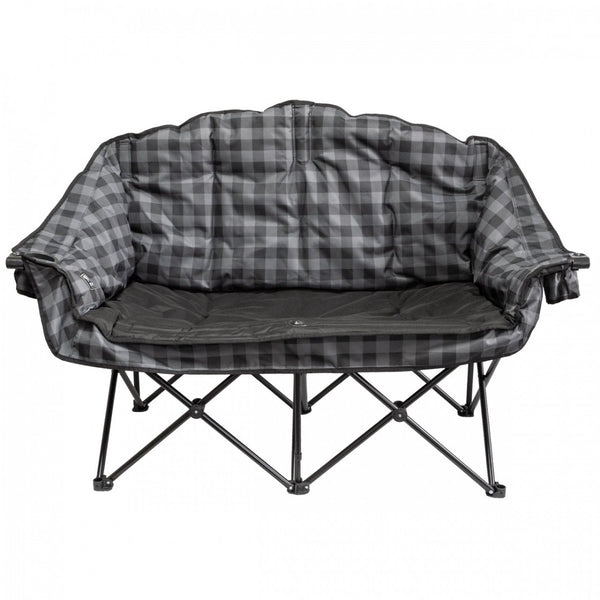 kuma bear buddy chair - gray plaid