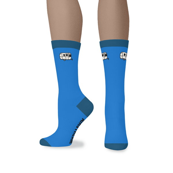 Airstream Travel Trailer Athletic Socks