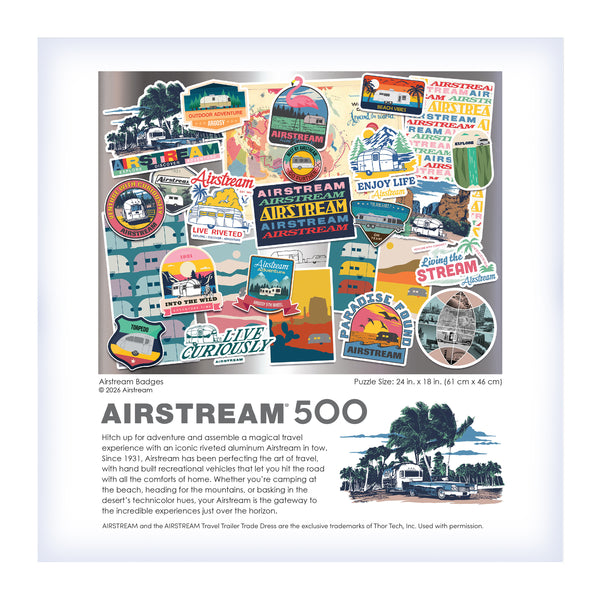 Airstream x Cra-z-art 500 Piece Puzzles