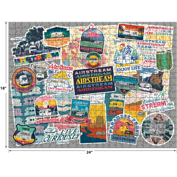 Airstream x Cra-z-art 500 Piece Puzzles