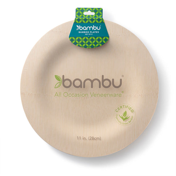 Biodegradable Bamboo Round Plates