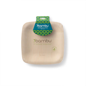 Biodegradable Bamboo Square Plates