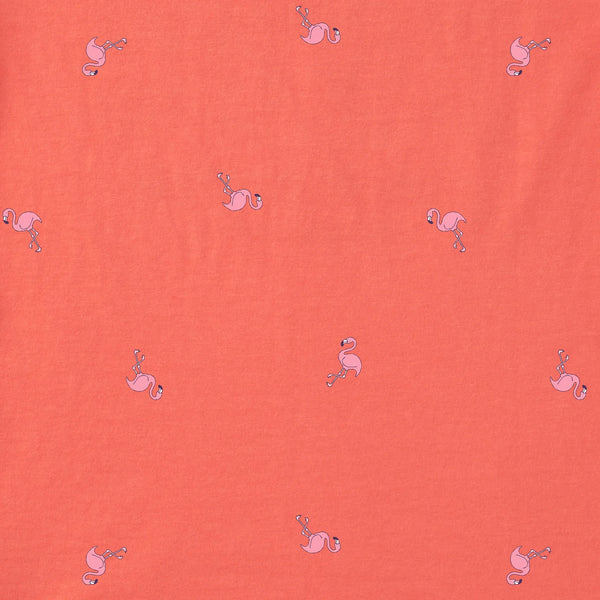 Flamingo Pattern Lite Crusher V-Neck T-Shirt by Life is Good®