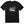 Black t-shirt with a white graphic of a camper and 'Life is Good' text on a white background