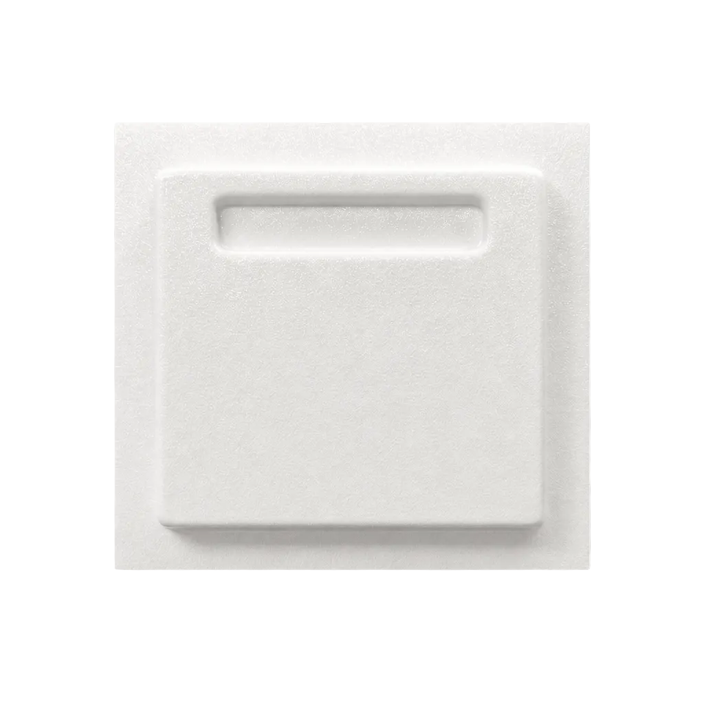 White textured wall art piece on a light gray background