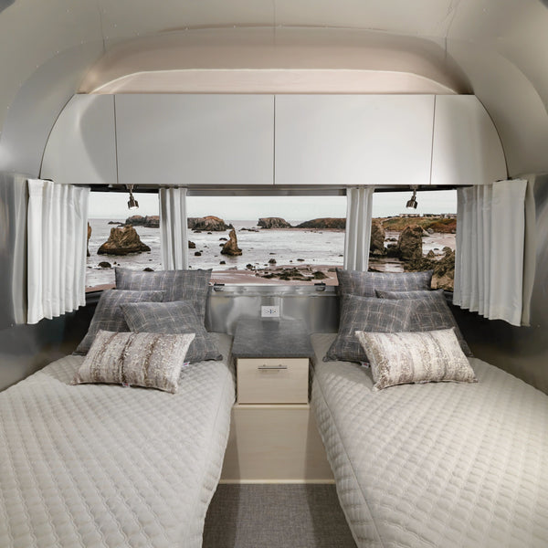 Airstream Solid Custom Curtains for 2021-Present Flying Cloud Travel Trailers