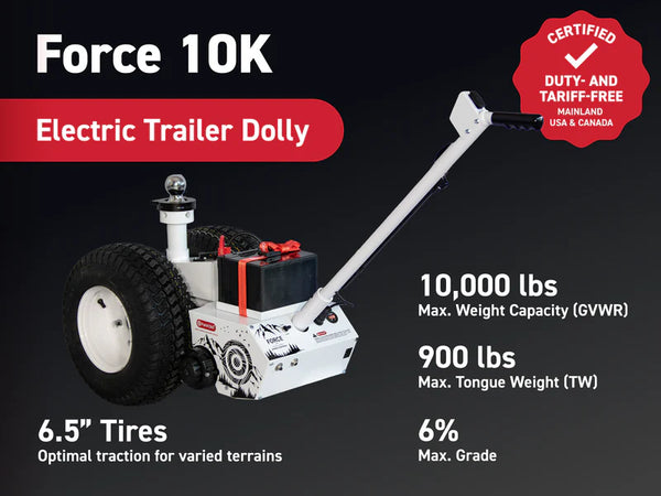Force 10K Electric Trailer Dolly for Airstreams