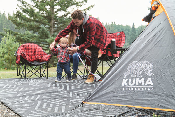 Striped Peaks Outdoor Mat by KUMA