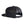 Black mesh cap on a light gray background