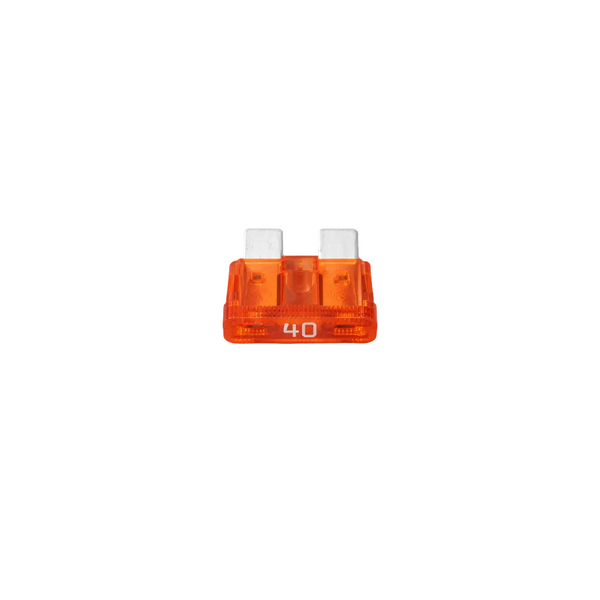 orange fuse on white background
