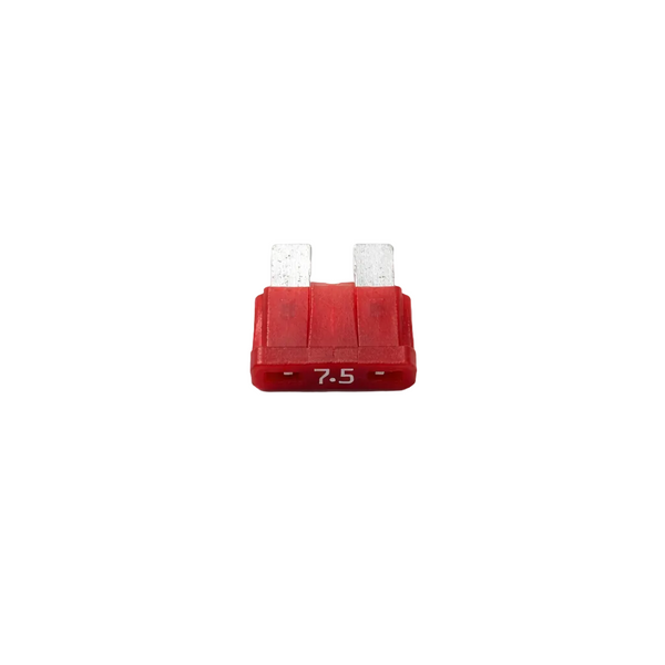 red fuse on white background