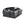 Black honeycomb car organizer with compartments on a white background