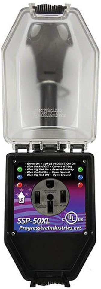 Portable 50 Amp EMS Surge Protector