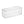 A clear plastic storage box with a slatted lid, shown on a plain white background.