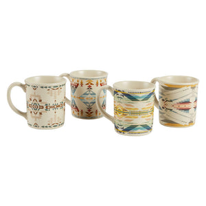 4-Piece Mug Set by Pendleton Wool Mills