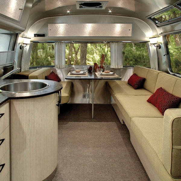 Airstream Solid Custom Curtains for International Serenity Travel Trailers