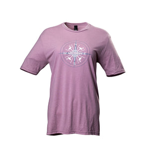 Airstream Compass Flamingo Circle Tri-Blend Unisex T-Shirt