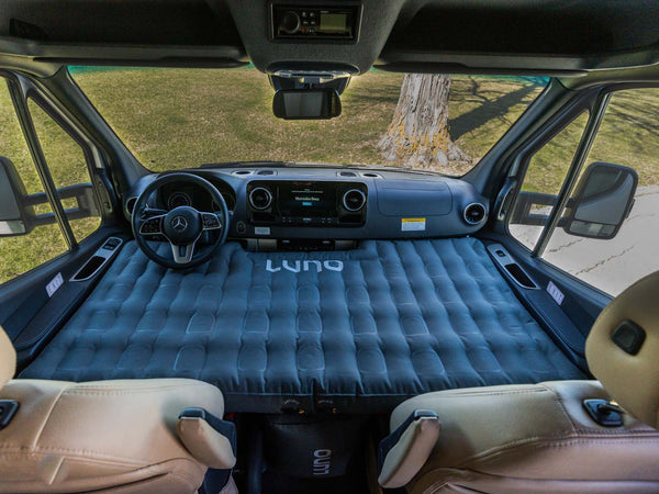 Touring Coach Front Cab Air Mattress and Sheets Bundle