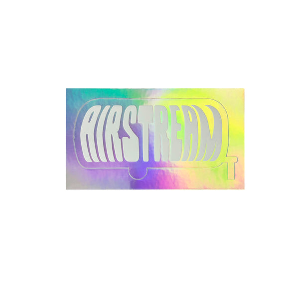 Airstream Retro Logo Holographic Trailer Sticker