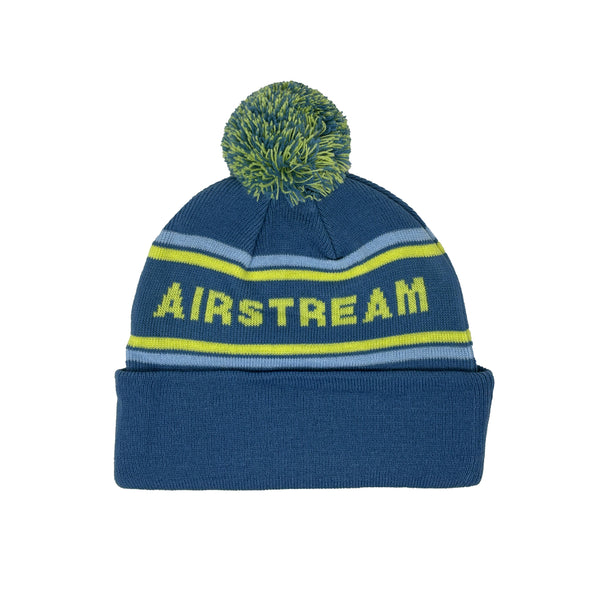 Airstream Retro Stripes Pom Beanie