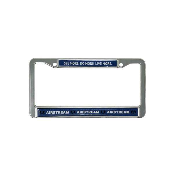 Airstream See More. Do More. Live More. License Plate Frame
