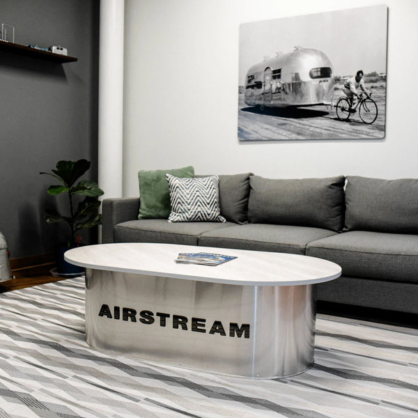 Airstream Aluminum Coffee Table