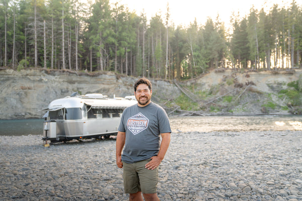 Airstream Adventure Trailer A Badge T-Shirt