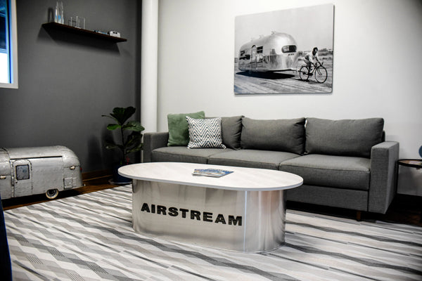 Airstream Aluminum Coffee Table