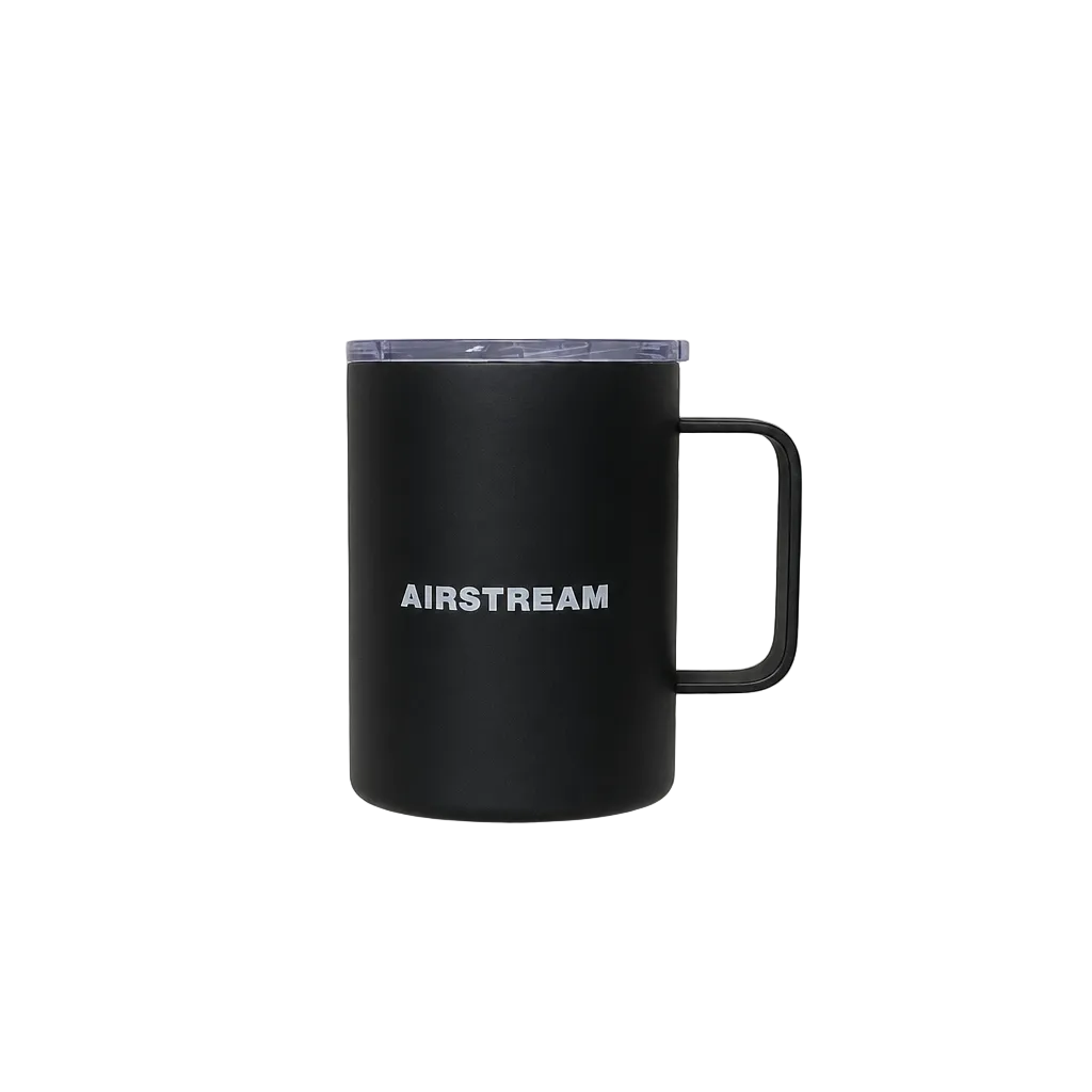 Black mug with Airstream Logo