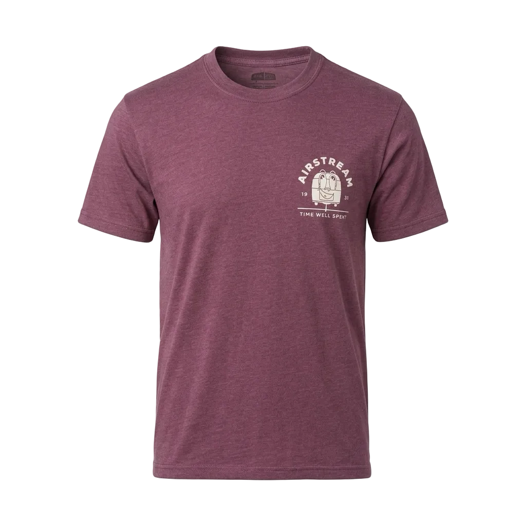 Purple Heathered shirt with Trailer character and logo on left chest