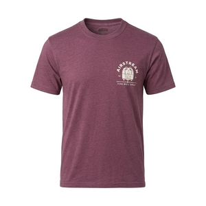 Purple Heathered shirt with Trailer character and logo on left chest