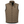 Taupe quilted vest in the shape of diamonds with black Airstream A logo on the left chest. 