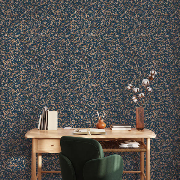 Brushstroke Garden Peel + Stick Removable Wallpaper
