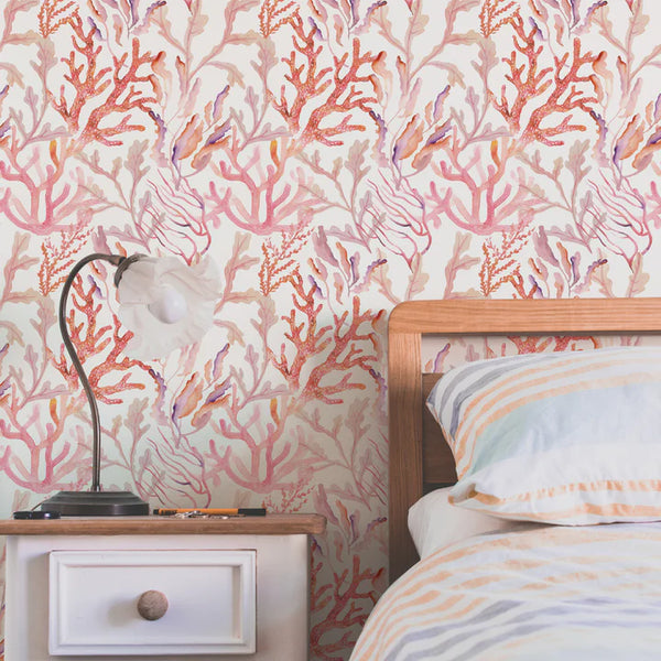 Peel + Stick Removable Wallpaper: Pink Tones