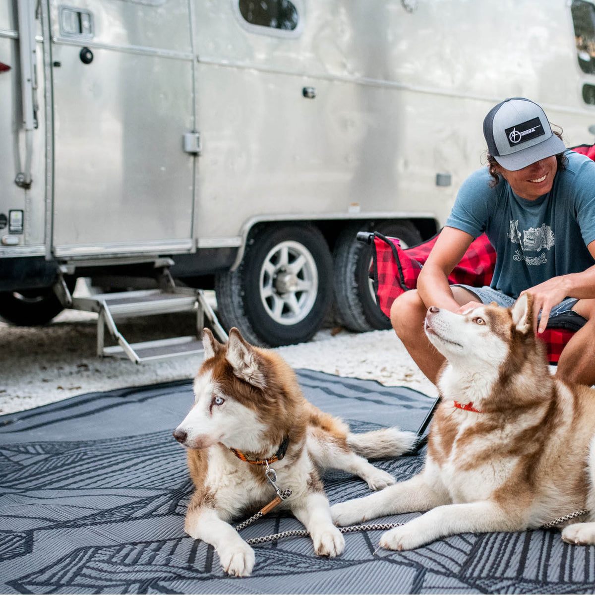 Kuma Rv Mats Reversible Bear Outdoor Mat by KUMA – Airstream Supply Company