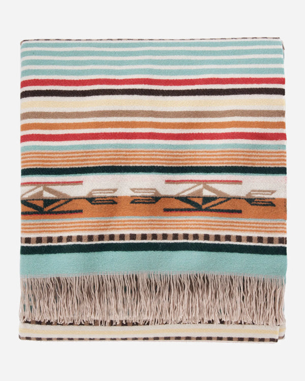 Wool Fringed Throw Blanket by Pendleton