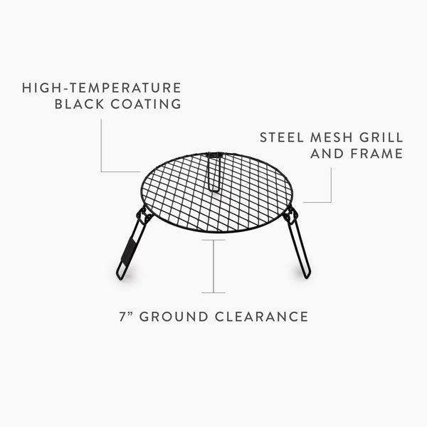 Fire Pit Grill Grate Circular by Barebones