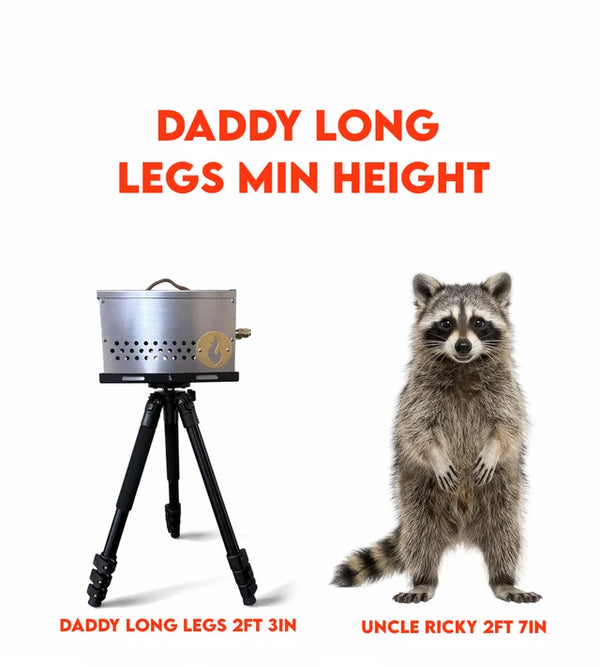 Hekla Daddy Long Legs Combo Portable Propane Campfire by Lavabox