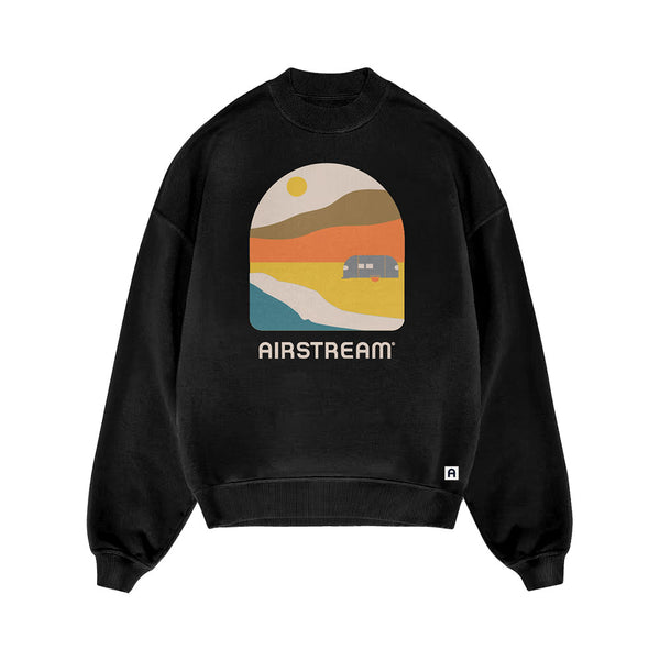 Airstream Dreamer Beach Scene Crew Sweatshirt