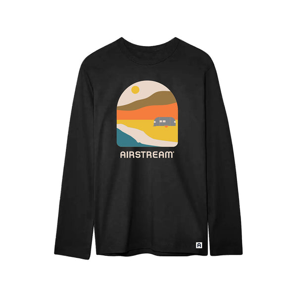 Airstream Dreamer Beach Scene Long Sleeve Tee