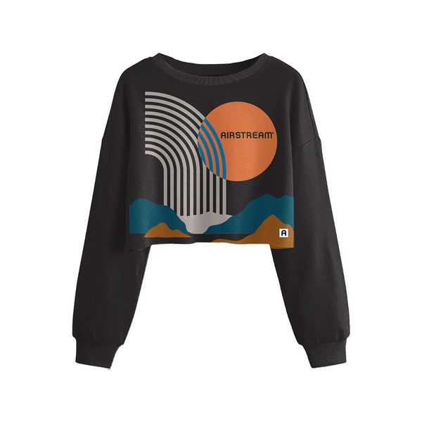 Airstream Dreamer Retro Arch Crop Fleece