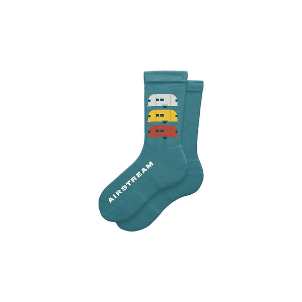 Airstream Dreamer Stacked Crew Socks