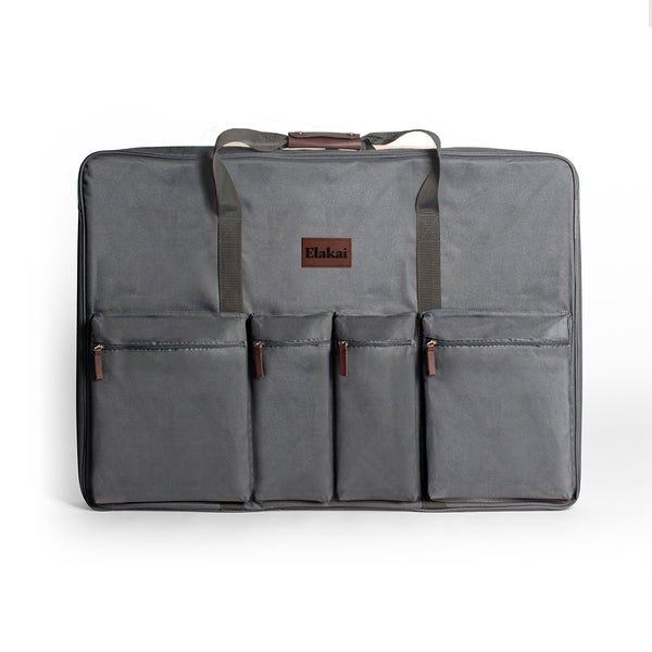Grey Elakai Giant 4-In-A-Row Carrying Bag Front View