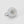 White light bulb with a metal clip on a light gray background