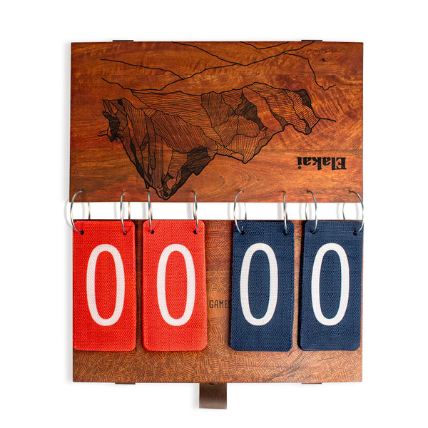 Elakai Portable Scoreboard With Mountain Design