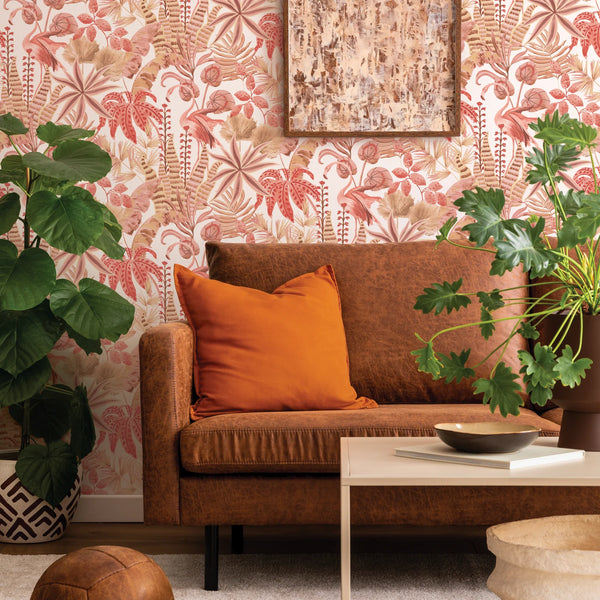 Flamingo Daydream Peel + Stick Removable Wallpaper