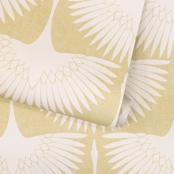 Feather Flock Peel + Stick Removable Wallpaper